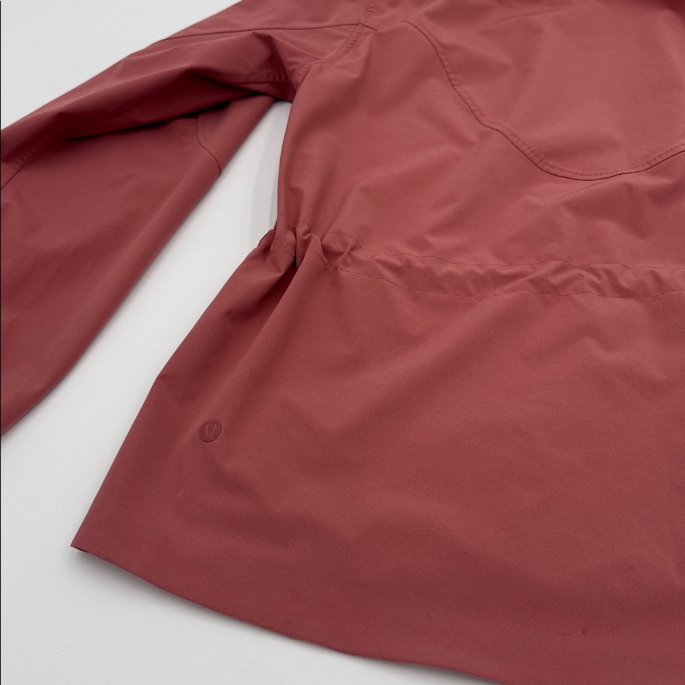 Lululemon Women's Windbreaker Pink Hooded Jacket - Picture 8 of 9